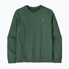 Felpa da uomo Patagonia Fitz Roy Massif Daily Crew Canopy Green