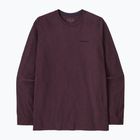 Longsleeve da uomo Patagonia P-6 Logo Responsibili berry fig