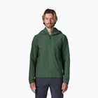 Giacca softshell da uomo Patagonia R1 TechFace Hoody canopy green