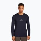 Maglia a maniche lunghe da uomo icebreaker Merino 150 Tech Lite Road To Cook midnight navy