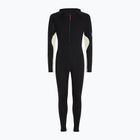Tuta termica uomo icebreaker Merino 200 Oasis+ nero/non tinto/cb
