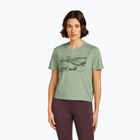 Maglietta da donna icebreaker Merino 150 Tech Lite Crop The Climb seaglass