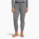 Pantaloni termici da donna icebreaker Merino 200 Oasis Flock Forms AOP midnight navy/snow