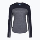 Maglia a maniche lunghe da donna icebreaker Merino 125 Cool-Lite Sphere Tee CB midnnavy hthr/midnnavy/cb