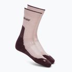 Calze da donna icebreaker Merino Hike+ Light Crew pink quartz/java