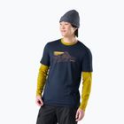 T-shirt da uomo Smartwool Alpine Trace Active Graphic Tee SS deep navy
