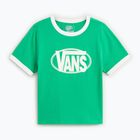 T-shirt da donna Vans Center Chest Ringer Tee vivid verdant