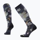 Calze da sci da donna Smartwool Ski Zero Cushion Nightwatcher Prrint OTC black