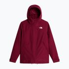 Giacca 3-in-1 da donna The North Face Carto Mono Triclimate Hooded burgundy crush