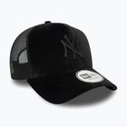 Cappello da baseball New Era Diamante Velour Trucker New York Yankees nero