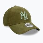 Cappello da baseball New Era Two Tone Cord 9Forty New York Yankees verde scuro