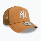 Cappello da baseball New Era League Essential Trucker New York Yankees beige scuro