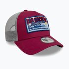 Cappello da baseball New Era MLB Patch Trucker Los Angeles Dodgers rosso scuro