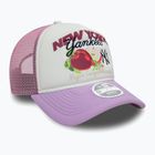 Cappello da baseball New Era Fruit Graphics Trucker New York Yankees rosa scuro