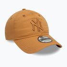 Cappello da baseball New Era League Essential 920 New York Yankees beige scuro