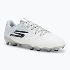 SKECHERS Razor 1.5 Youth Jr FG bianco/argento scarpe da calcio per bambini