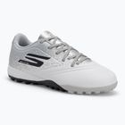 SKECHERS Razor 1.5 Youth Jr TF bianco/argento scarpe da calcio per bambini