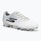 SKECHERS Razor 1.5 Academy FG bianco/argento scarpe da calcio da uomo