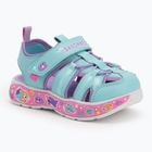 SKECHERS sandali per bambini Play Scene Splash Cute Crew turchese/lavanda