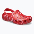 Zoccolo Crocs Classic Valentines Day rosso ciliegia