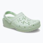 Crocs Classic Floral Cutout Clog infradito tinta giada