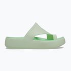 Infradito donna Crocs Getaway Platform Toe Loop jade tint