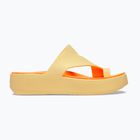 Infradito donna Crocs Getaway Platform Toe Loop golden hour