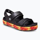 Crocs Crocband Cruiser Flames nero, sandali per bambini