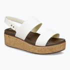 Sandali Crocs Brooklyn Cork Wedge Low da donna in gesso