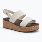 Sandali Crocs Brooklyn Cork Wedge Low da donna in gesso