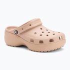 Ciabatte donna Crocs Classic Platform Clog pink caramel