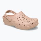 Sabot Crocs Classic Floral Cutout Clog pink caramel