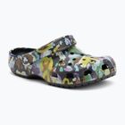 Ciabatte Crocs Classic Painted Floral black sand