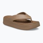 Infradito da donna Crocs Gateway Platform milk chocolate