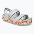 Sandali per bambini Crocs Crocband Cruiser Glow Confetti Band atmosphere/flame