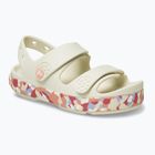 Sandali per bambini Crocs Crocband Cruiser Glow Confetti Band summit white/guava