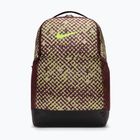 Zaino da allenamento Nike Brasilia 9.5 24 l burgundy crush/black/volt