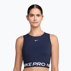 Top sportivo da donna Nike Pro Dri-Fit midnight navy/white