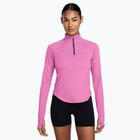 Felpa da running Nike Tempo Dri-Fit 1 / 4 Zip da donna, colore rosa giocoso