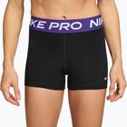 Pantaloncini da donna Nike Pro 365 3" black/court purple/white