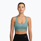 Reggiseno da allenamento Nike Swoosh Light Support cannon/bianco