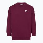 Felpa per bambini Nike Sportswear Club Fleece burgundy/white