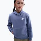 Felpa per bambini Nike Sportswear Club Fleece world indigo/white