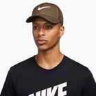 Berretto da baseball Nike Dri-FIT Club marrone muschio/bianco