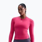 Maglia a maniche lunghe da donna Nike One Fitted Dri-Fit rush pink/white