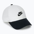 Cappellino con visiera Nike Club Unstructured Futura Wash white/black/black