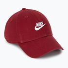 Cappellino con visiera Nike Club Unstructured Futura Wash team crimson/white