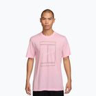 T-shirt uomo Nike Court Heritage pink foam