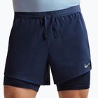 Pantaloncini running uomo Nike Stride Dri-Fit Hybrid 5" midnight navy