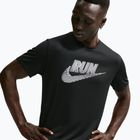 Maglia da running uomo Nike Miler Dri-Fit UV black/white